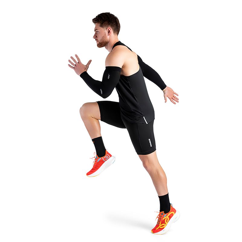 MANGAS RUNNING UNISEX NEGRO