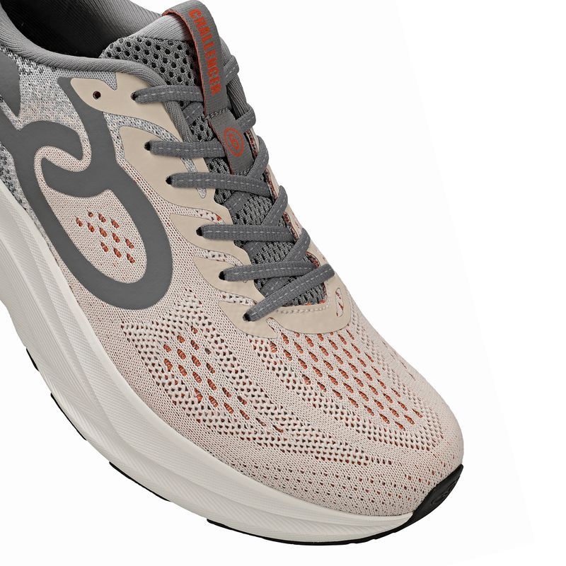 Zapatilla Running Hombre Challenger 6 Beige/Gris