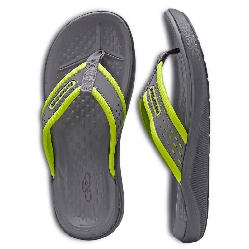 Sandalia Mujer Olympikus 921 Gris/Verde
