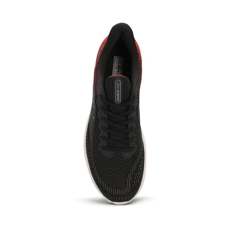 Zapatilla Mujer Delta Negro/Rojo