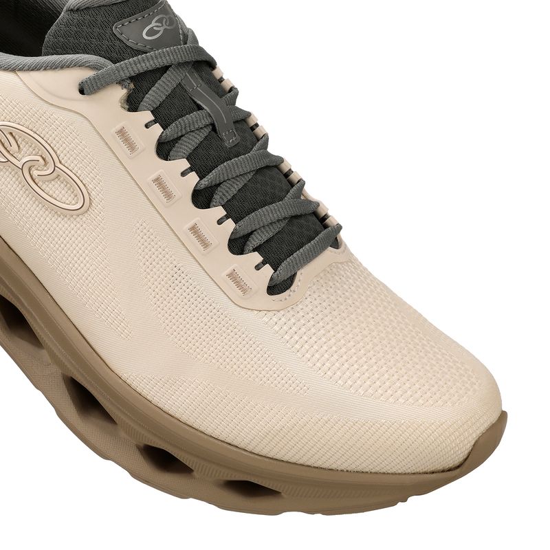 Zapatilla Mujer Elevado Café/Algodón