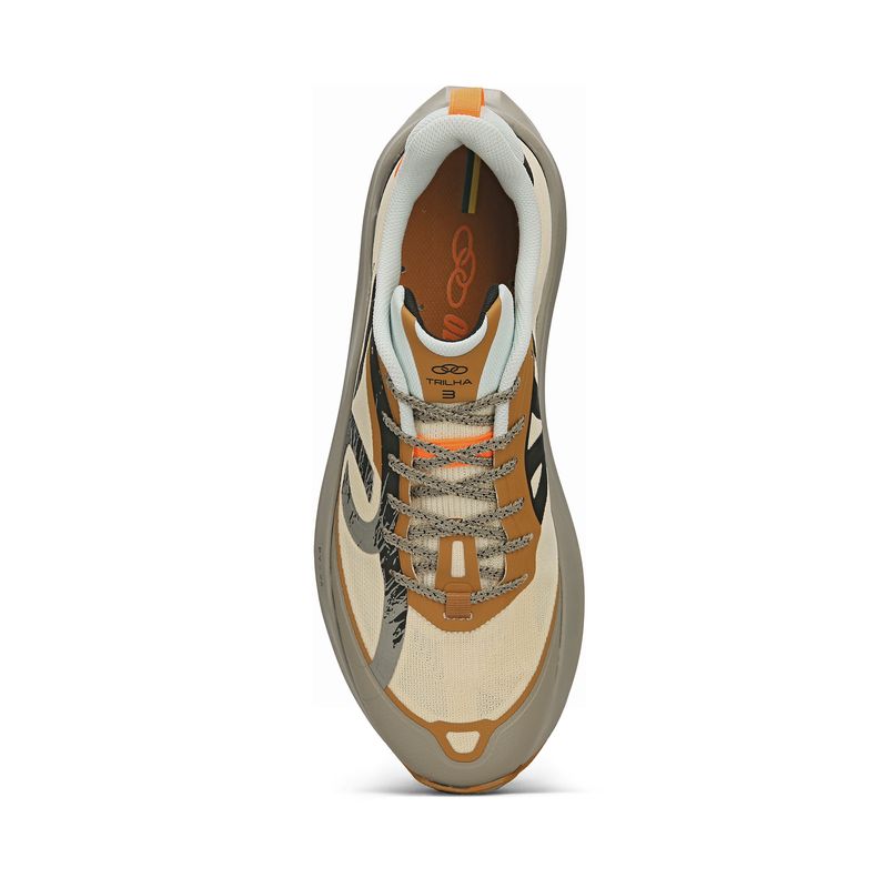 Zapatilla Trail Running Hombre CORRE TRILHA 3 Crema/Multi