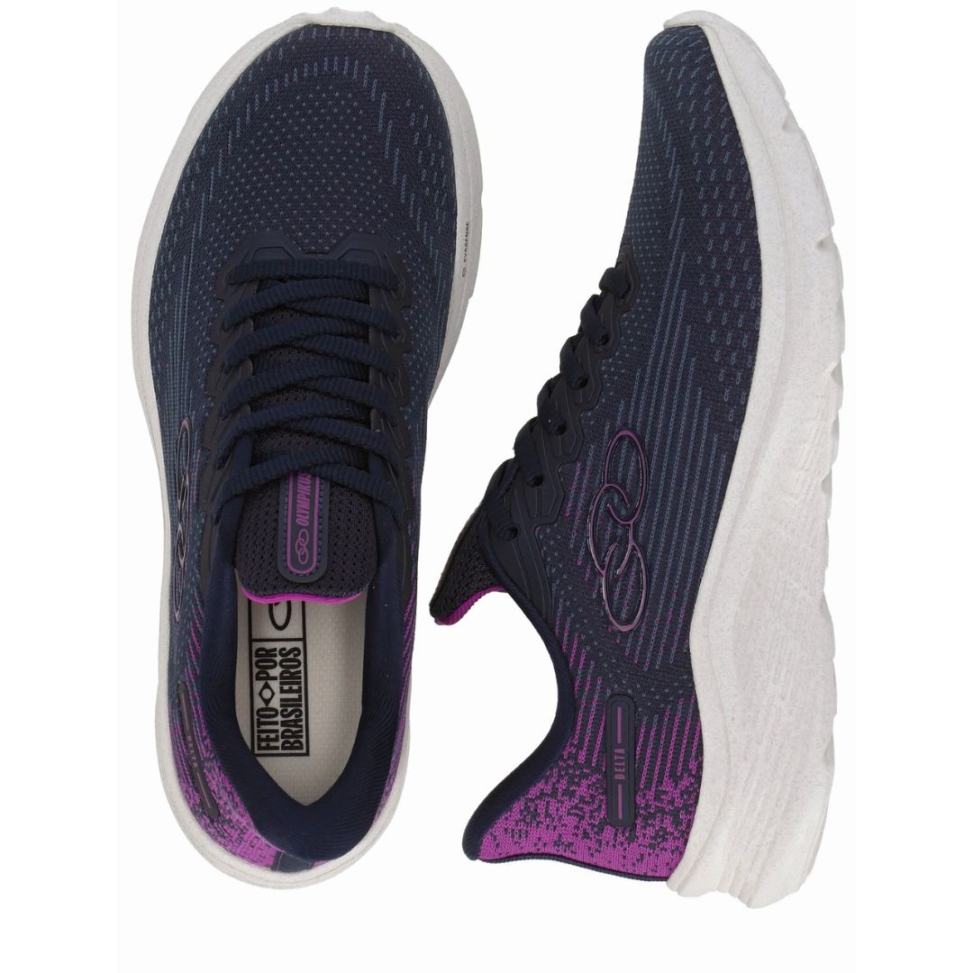 Zapatilla Mujer Delta Azul Marino/Morado