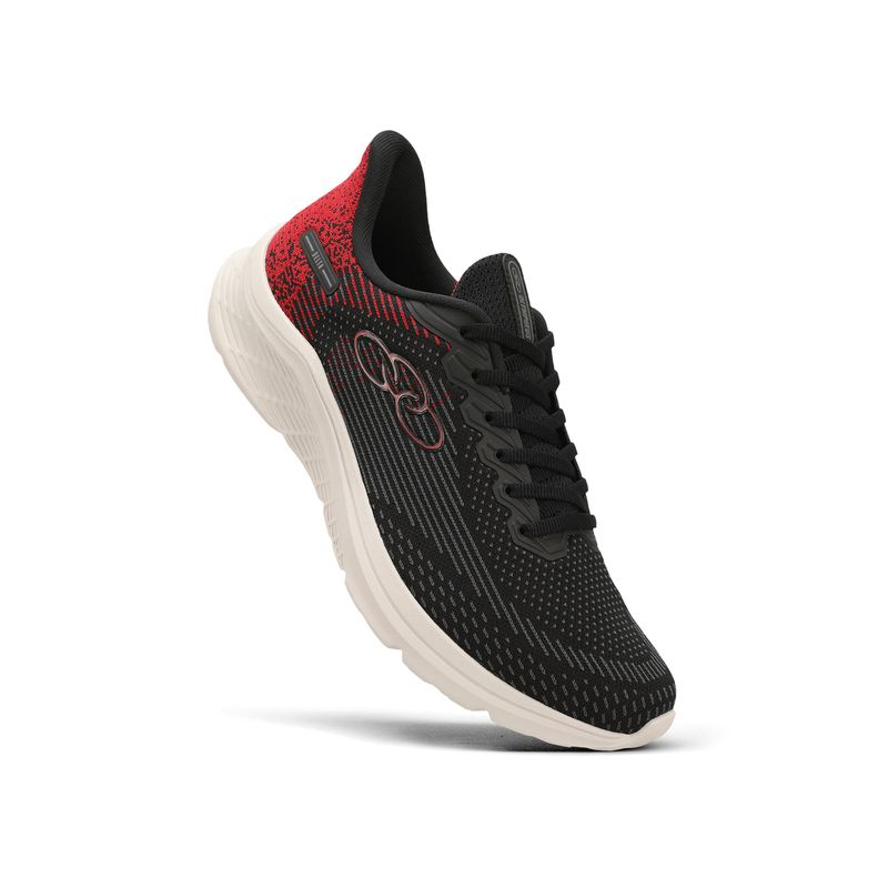 Zapatilla Mujer Delta Negro/Rojo
