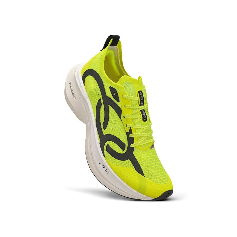 Zapatilla Running Hombre CORRE GRAFENO 3 Amarillo/Negro