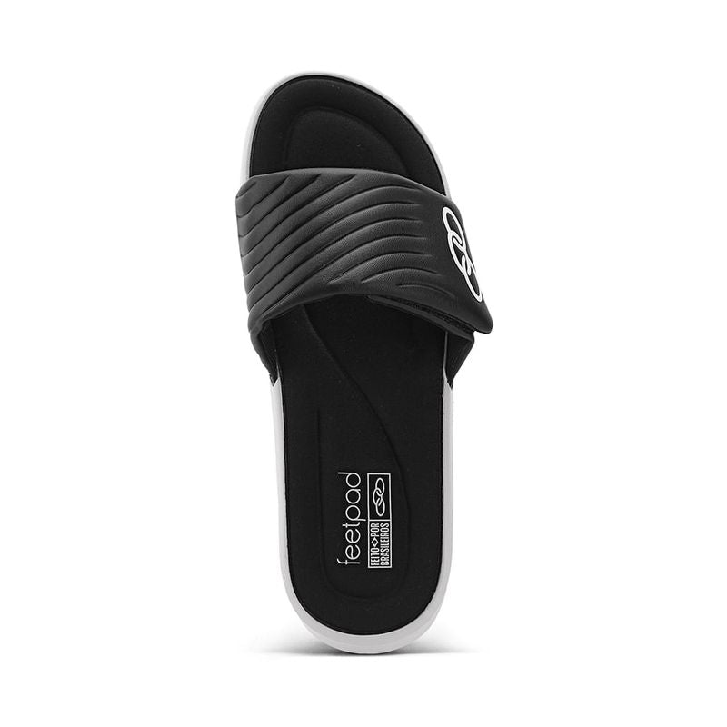 Slide Hombre Melbourne 2 Negro/Blanco