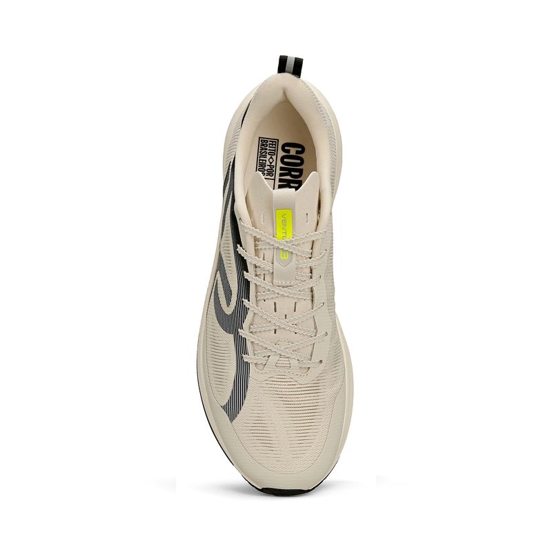 Zapatilla Running Hombre CORRE VENTO 3 Arena/Negro