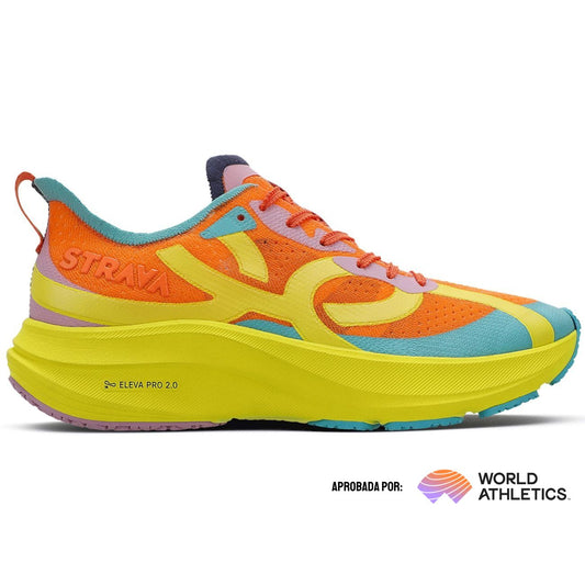 Zapatilla Running Hombre Corre 4 STRAVA Multicolor