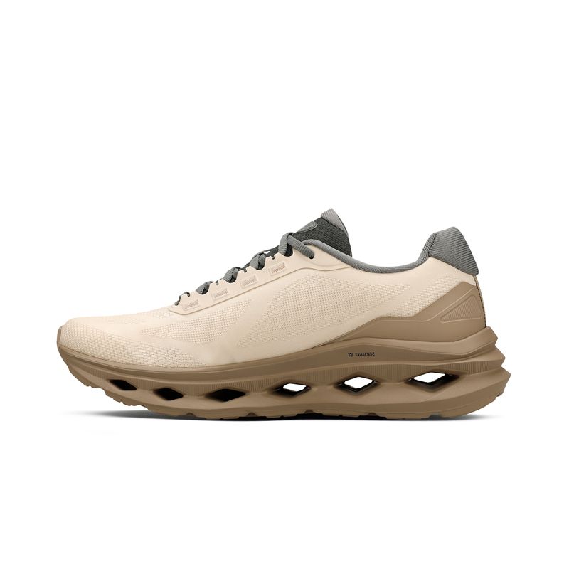 Zapatilla Mujer Elevado Café/Algodón