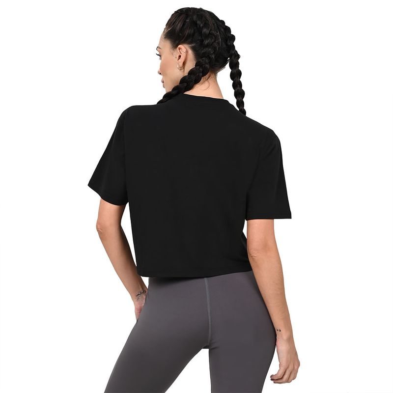 POLERA BOX NEGRO MUJER