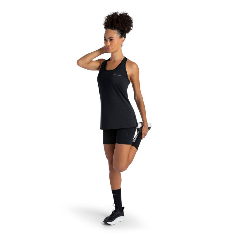 POLERA RUNNER SM NEGRO MUJER