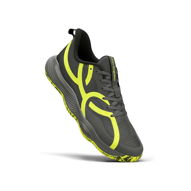 Zapatilla Voleibol Hombre QUADRA 2 Gris/Amarillo