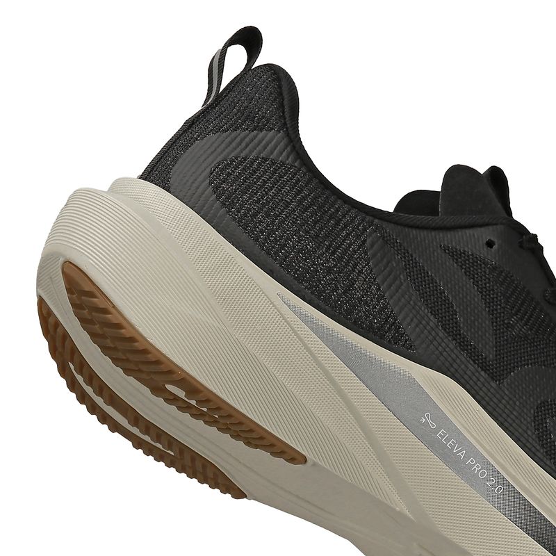 Zapatilla Running Mujer CORRE VENTO 3 Negro/Gris