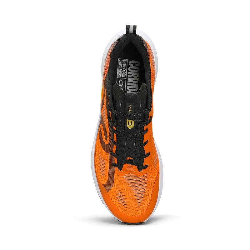 Zapatilla Running Hombre CORRE VENTO 3 Naranja
