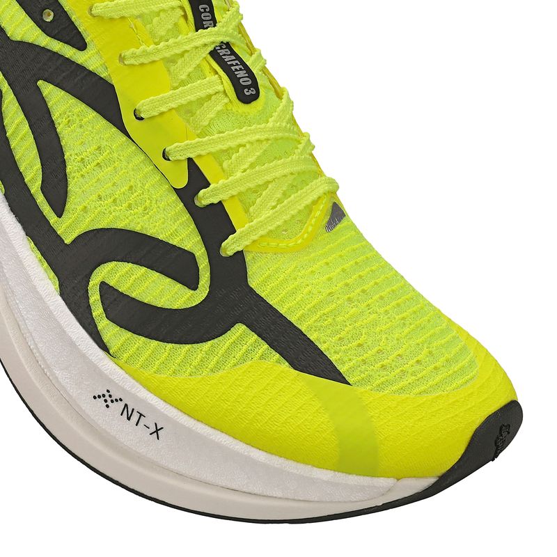 Zapatilla Running Hombre CORRE GRAFENO 3 Amarillo/Negro