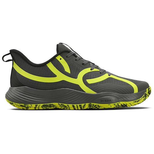 Zapatilla Voleibol Mujer QUADRA 2 Gris/Amarillo