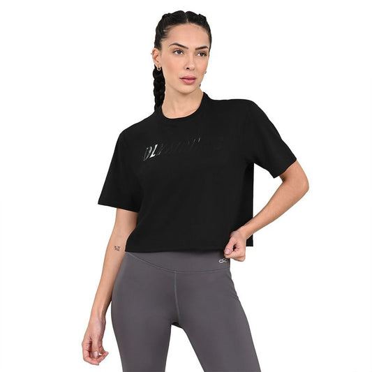 POLERA BOX NEGRO MUJER