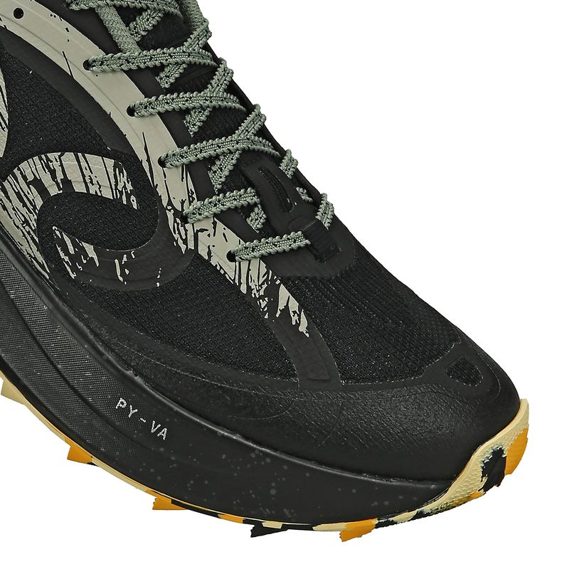 Zapatilla Running Hombre CORRE TRILHA 3 Negro/Musgo