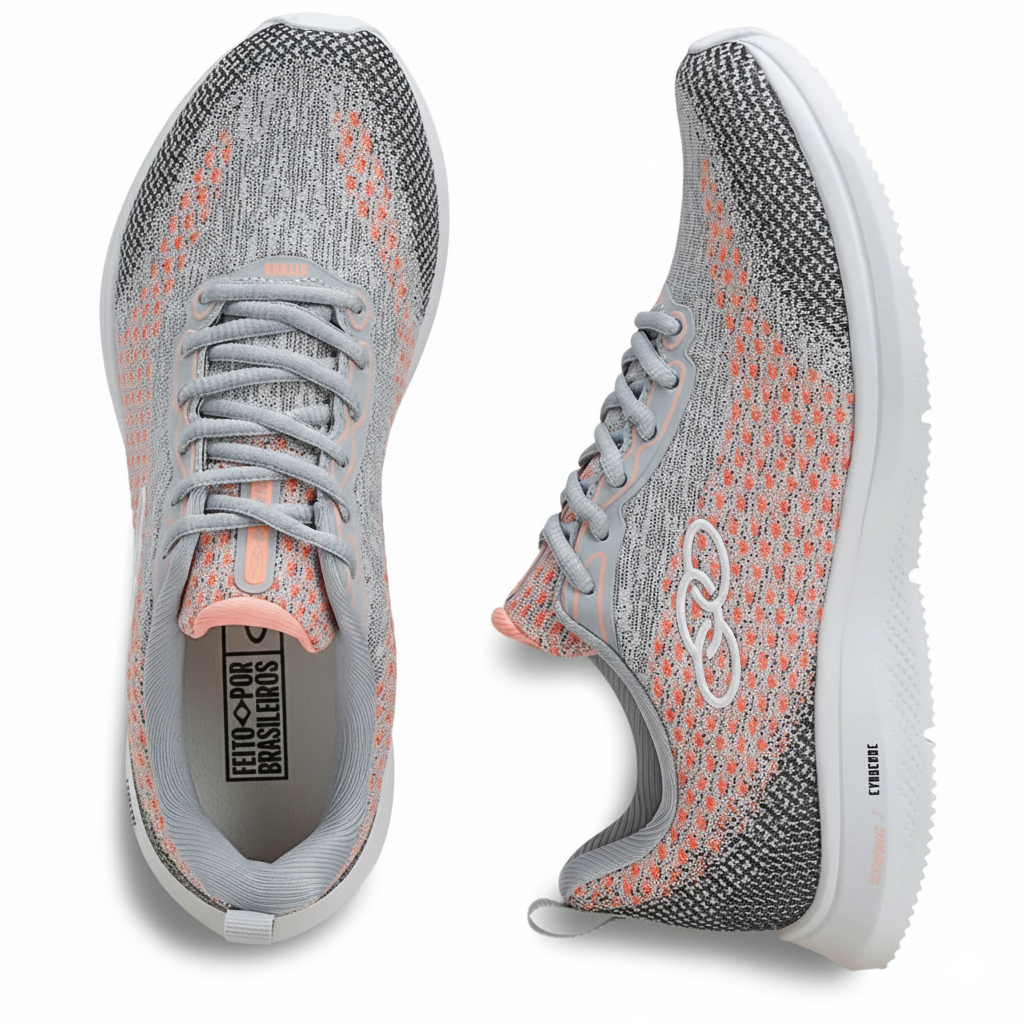 Zapatilla Mujer Citrus Rosado/Gris