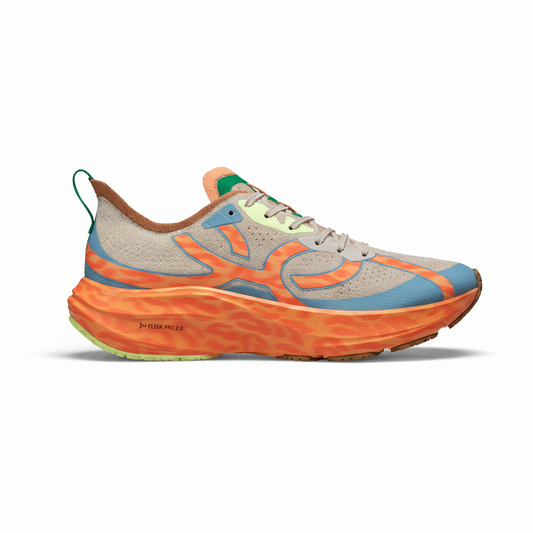 Zapatilla Running Hombre Corre 4 Naranja Tigre