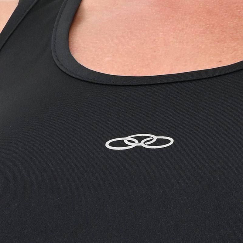 POLERA ESSENTIAL SIN MANGAS NEGRA MUJER