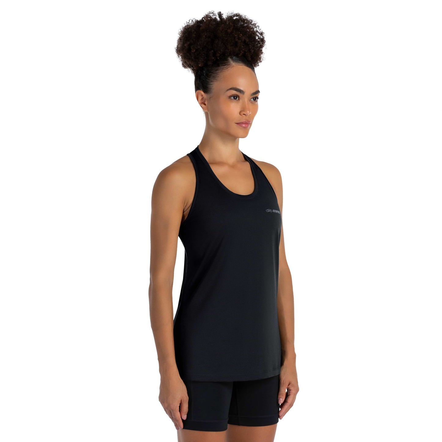 POLERA RUNNER 2.0 SIN MANGAS NEGRA MUJER