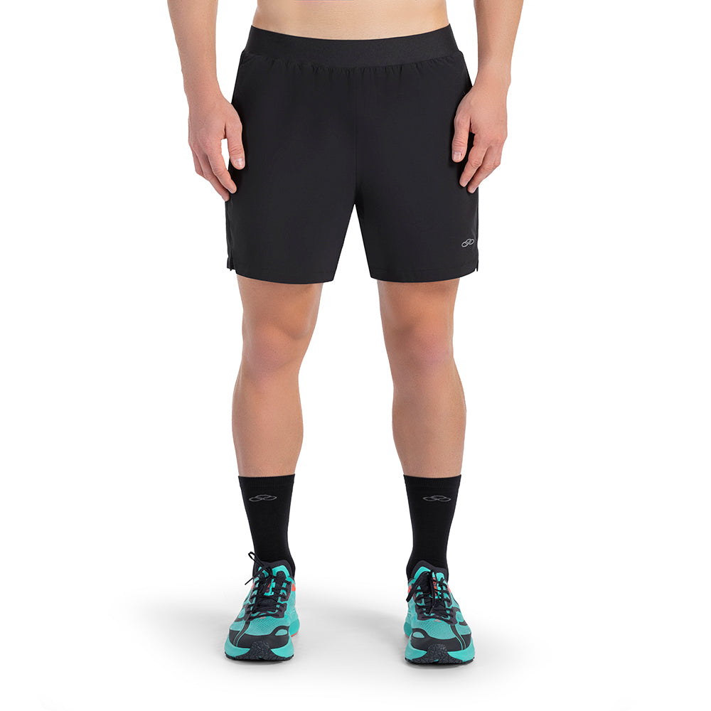 SHORT CON CALZA INTERNA NEGRO HOMBRE