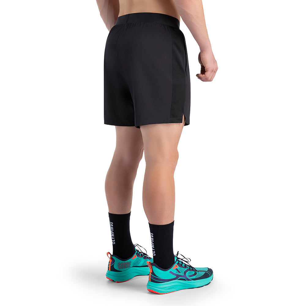 SHORT CON CALZA INTERNA NEGRO HOMBRE