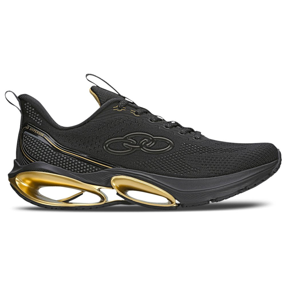 Zapatilla Hombre Elo Negro/Dorado