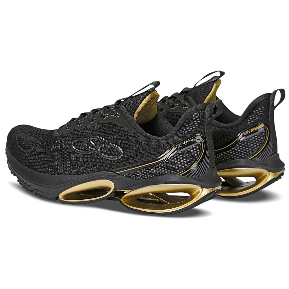 Zapatilla Hombre Elo Negro/Dorado