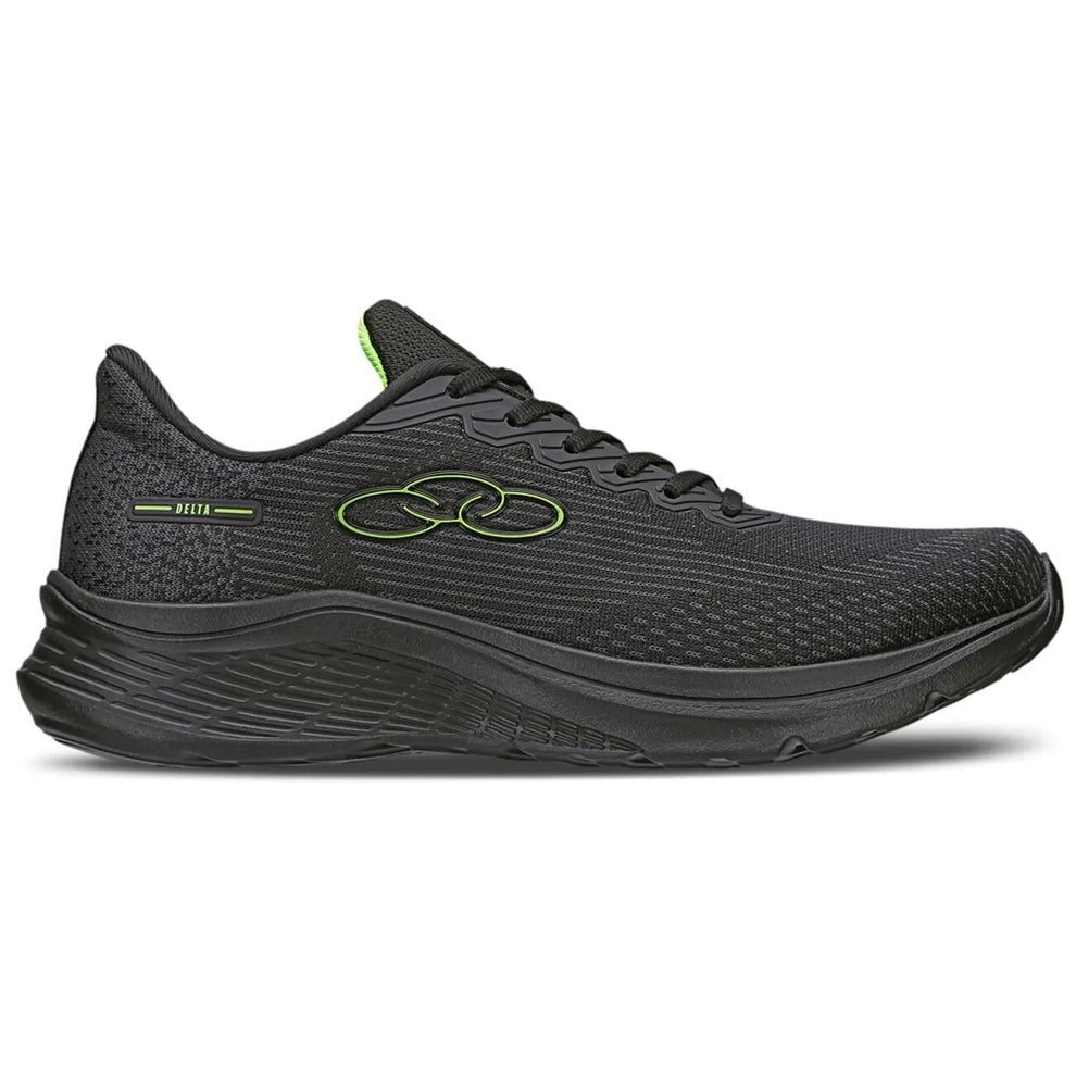 Zapatilla Mujer Delta Negra/Verde