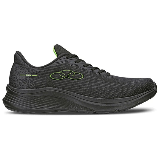 Zapatilla Mujer Delta Negra/Verde