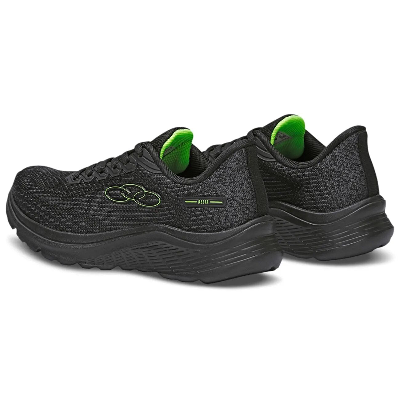 Zapatilla Adolescente Delta Negro/Verde