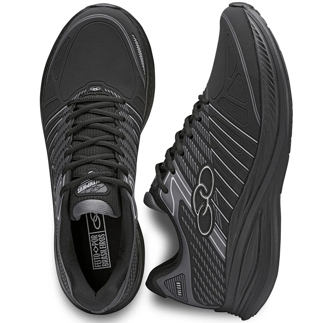 Zapatilla Hombre Volcan Negro