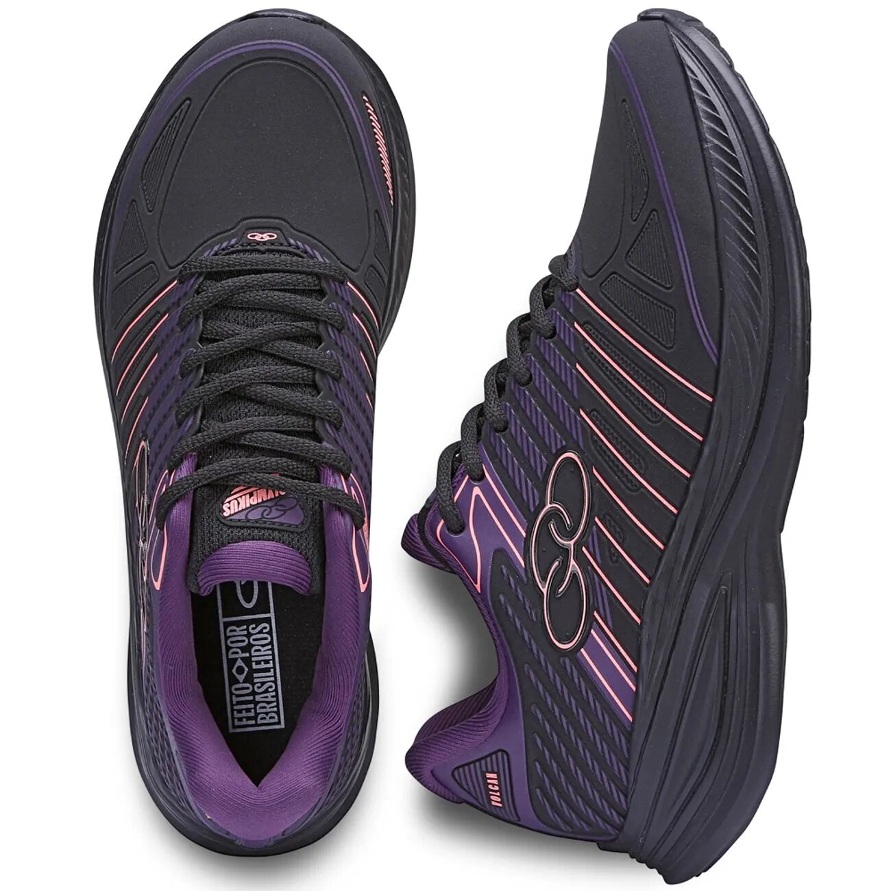 Zapatilla Mujer Volcan Negro/Morado