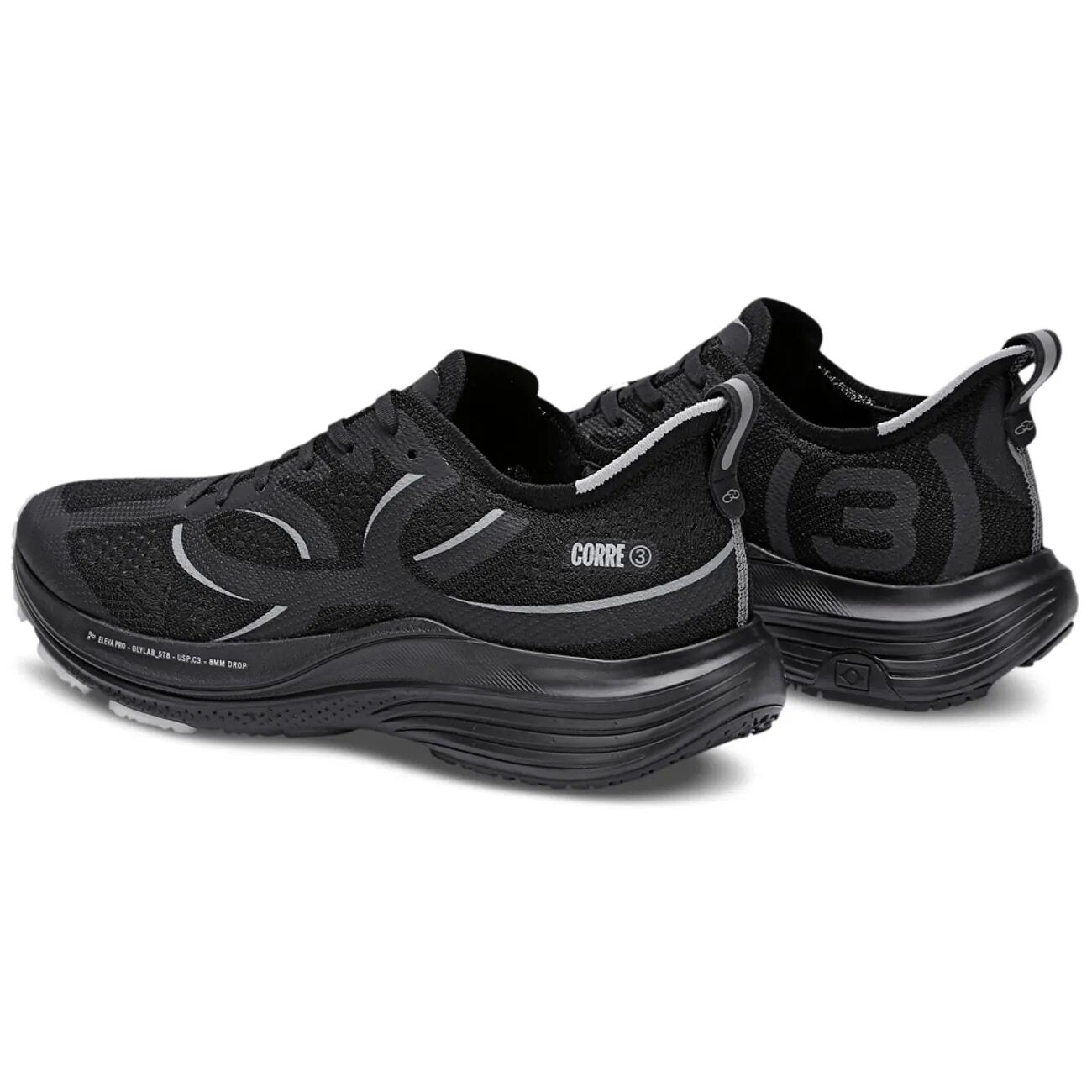 Zapatilla Hombre Corre 3 Negro