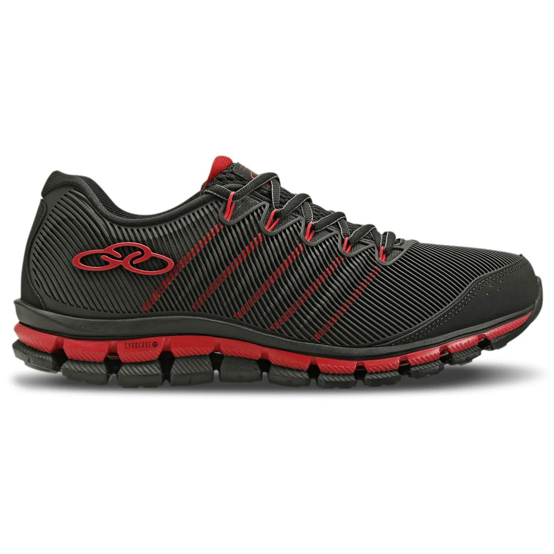 Zapatilla Hombre Dynamic Negro/Rojo