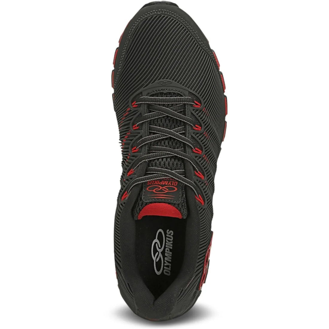 Zapatilla Hombre Dynamic Negro/Rojo