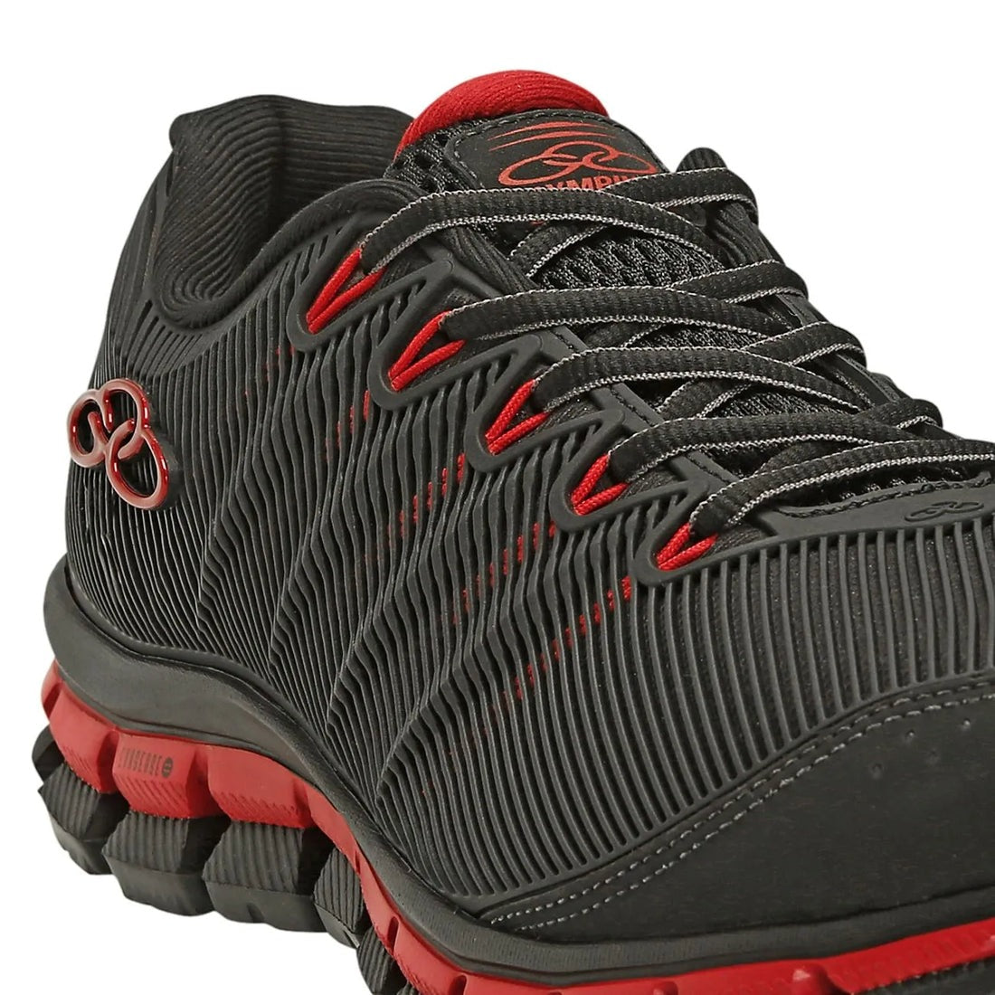 Zapatilla Hombre Dynamic Negro/Rojo