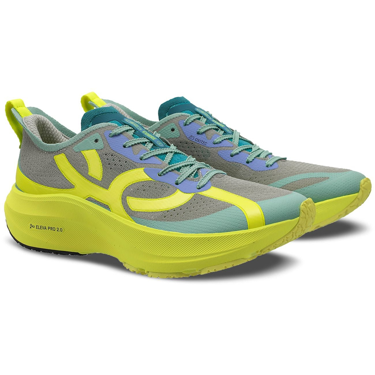 Zapatilla Running Mujer Corre 4 Amarillo/Gris