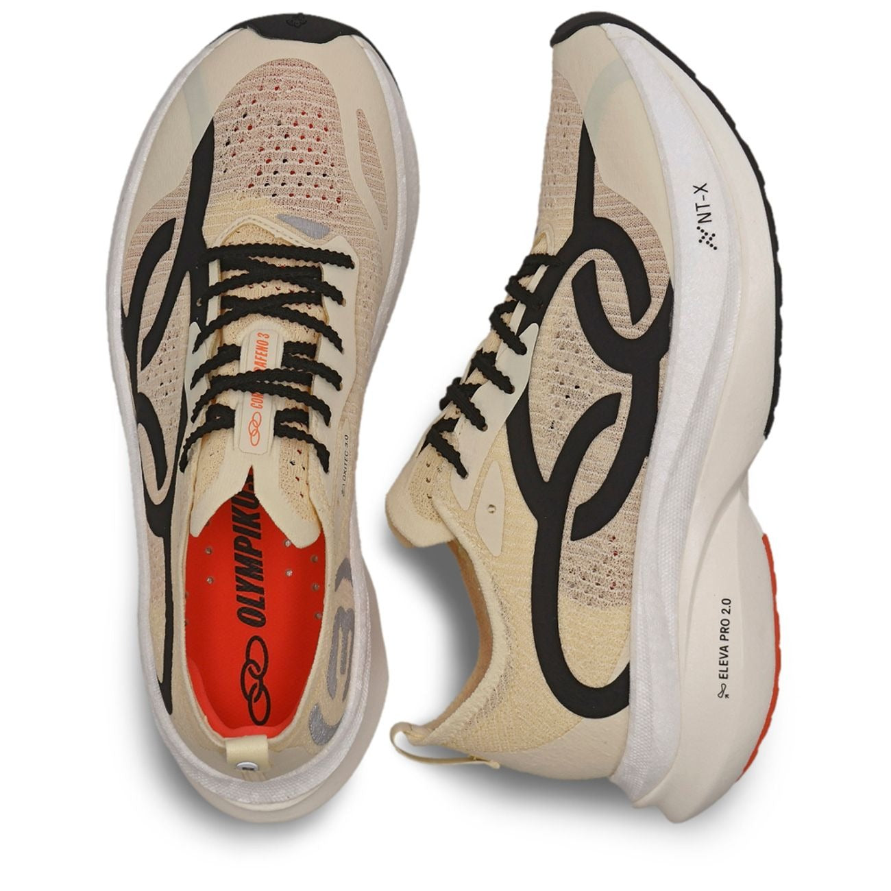 Zapatilla Running Mujer Corre Grafeno 3 Beige