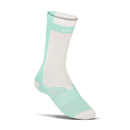 CALCETÍN RUNNING BPC MEDIO BLANCO/VERDE HOMBRE