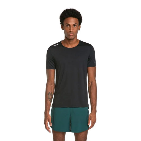 POLERA RUNNING CORRE FOCO NEGRO HOMBRE