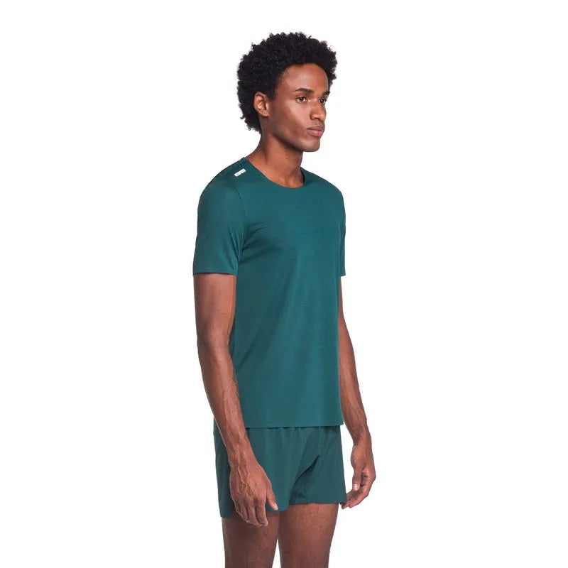 POLERA RUNNING CORRE FOCO AZULADO HOMBRE