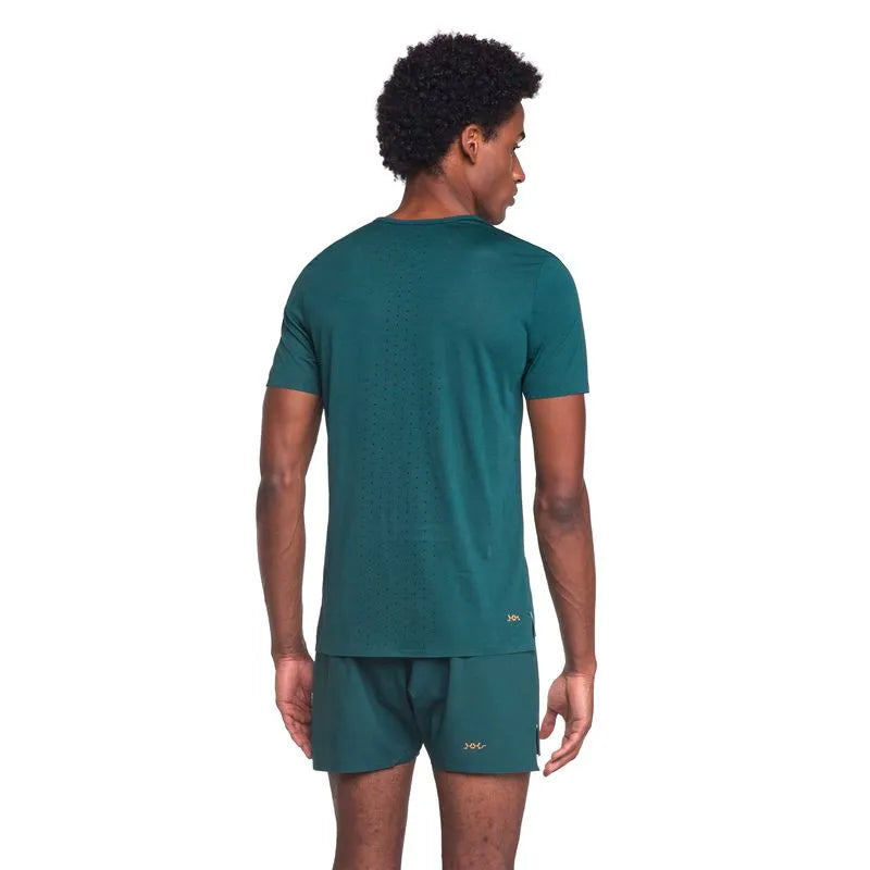 POLERA RUNNING CORRE FOCO AZULADO HOMBRE