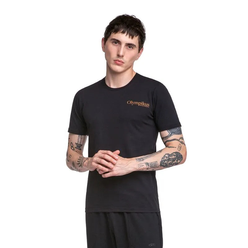 POLERA CASUAL CORRE PISTA NEGRO HOMBRE