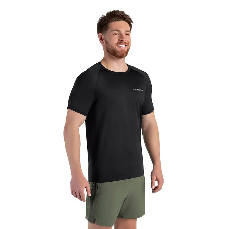POLERA RUNNER MANGA CORTA 2.0 NEGRO HOMBRE