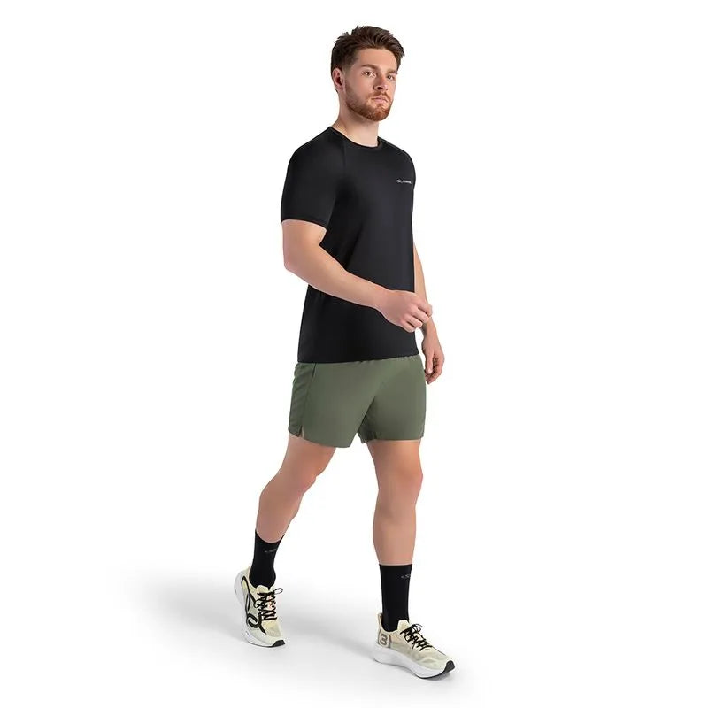 POLERA RUNNER MANGA CORTA 2.0 NEGRO HOMBRE