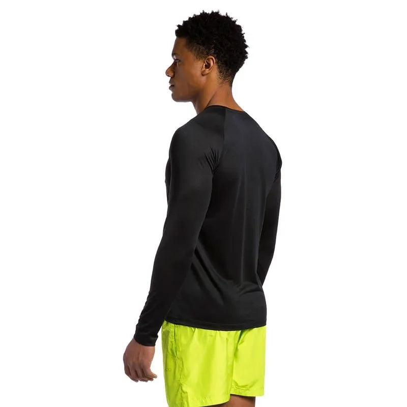POLERA RUNNER MANGA LARGA 2.0 NEGRO HOMBRE