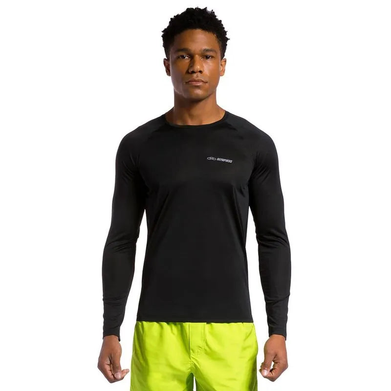 POLERA RUNNER MANGA LARGA 2.0 NEGRO HOMBRE